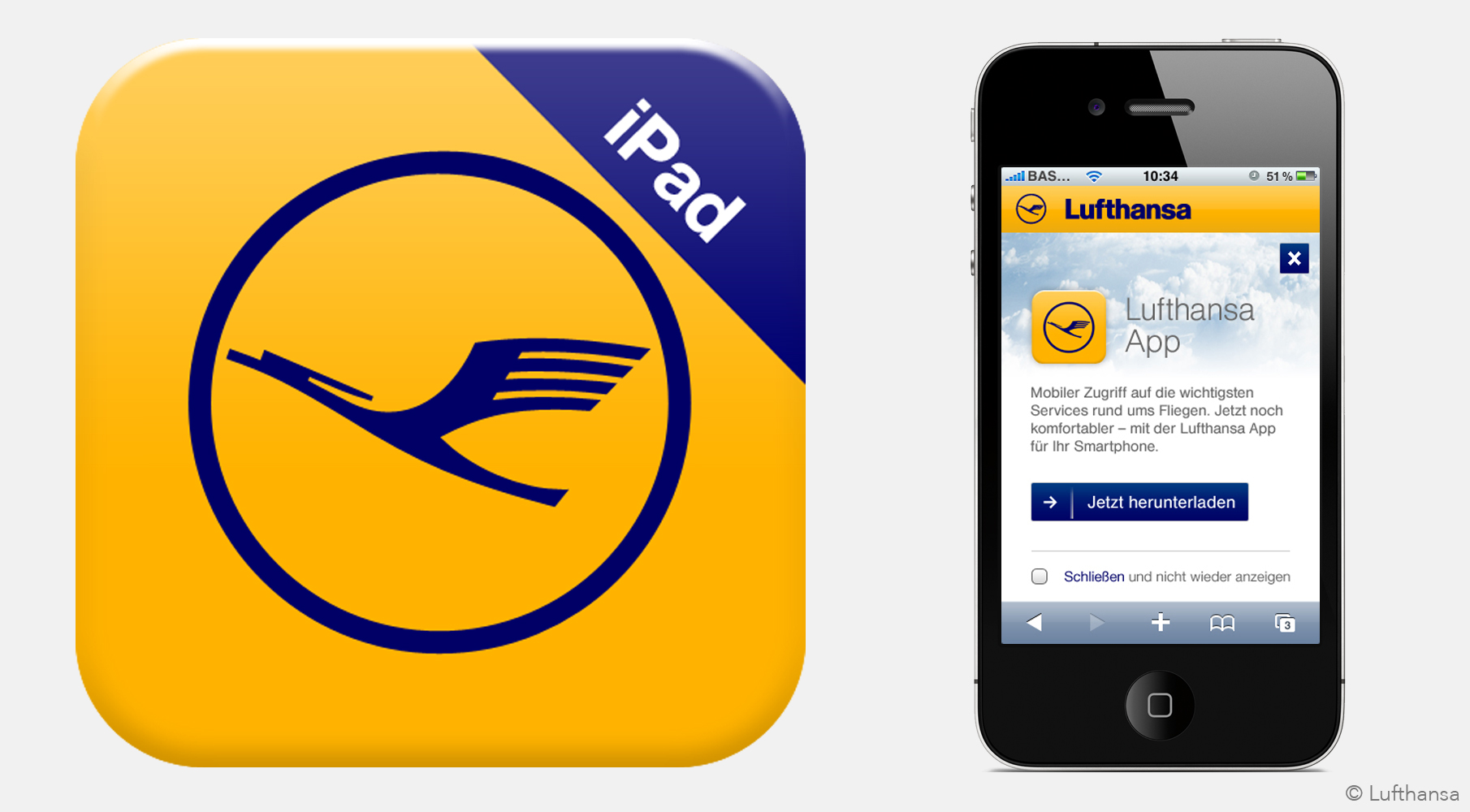 lufthansa app icon